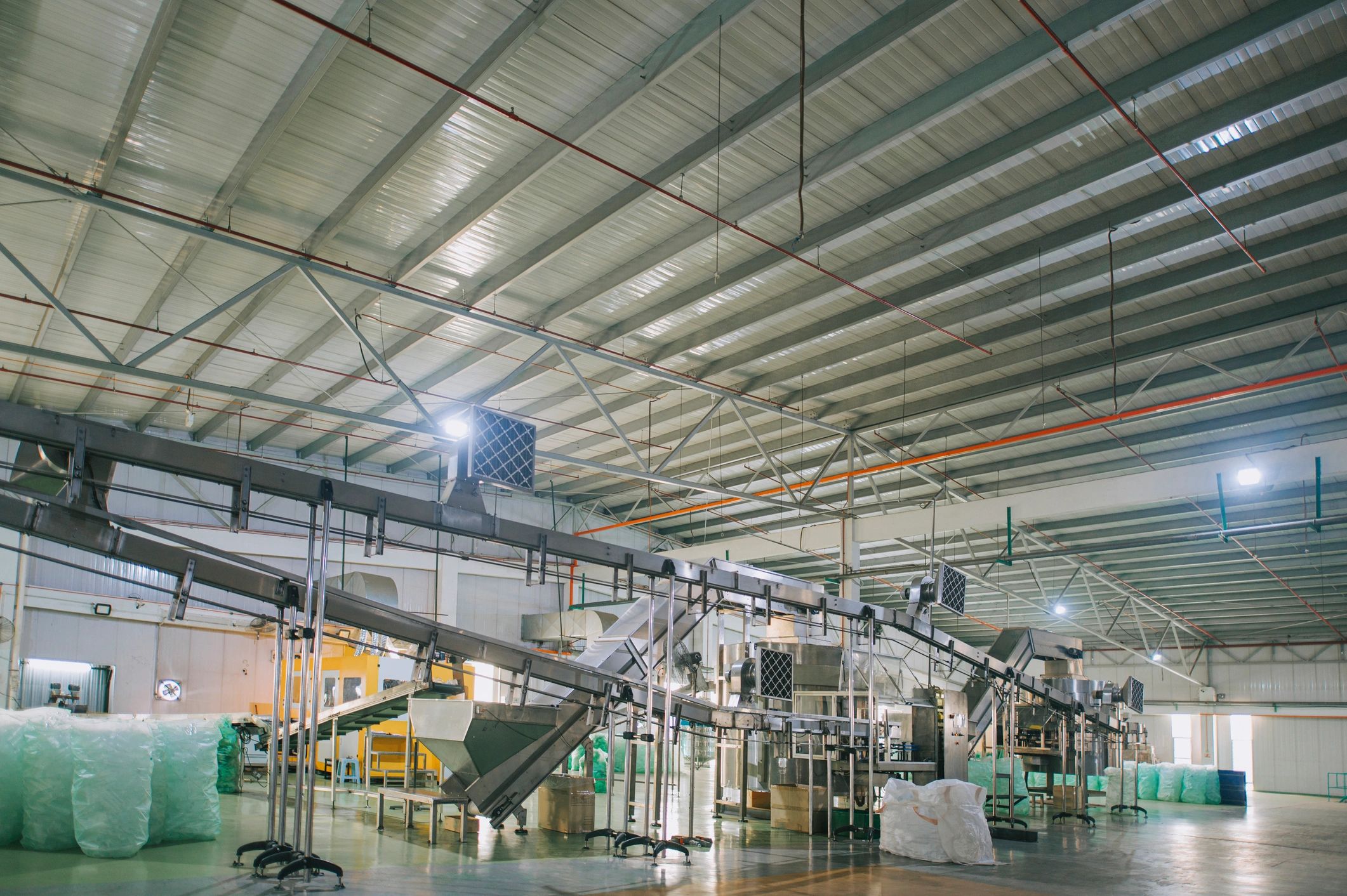 Production line representing manufacturing capability